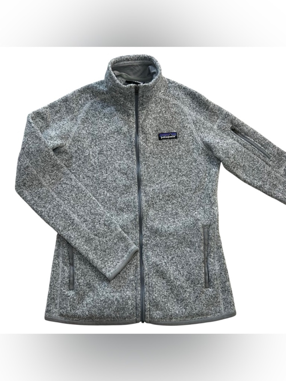 Patagonia Women's Better Sweater Full-Zip Fleece Jacket 25542 Birch White/Gray S